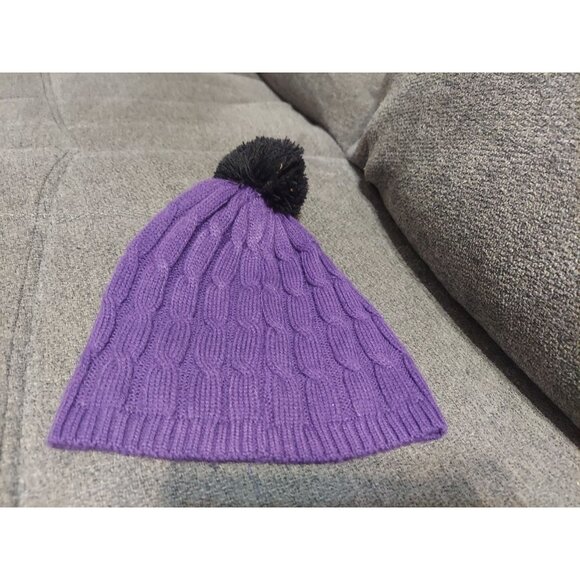 Womens New Era NFL Warm Fleece Lined Winter Beanie Hat Cap Baltimore Ravens. - Picture 8 of 8